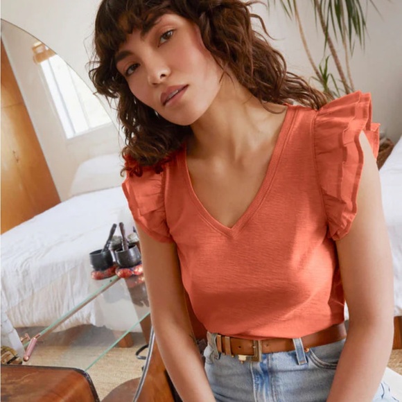 Nation LTD Rylan Tank NWOT XS Cayenne - Picture 2 of 5